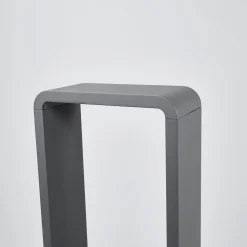 Lucande LED-gadelampe Ninon, 80 cm, antracit, metal