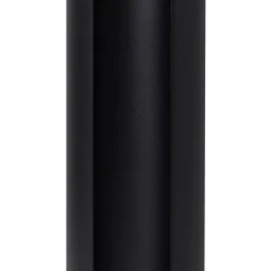Lucande LED-gadelampe Raiku, sort, aluminium, 65 cm