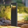 Lucande LED-gadelampe Tavion, 60 cm, antracit, IP65