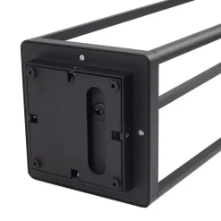 Lucande LED-gadelampe Thorvid, højde 120 cm, sort