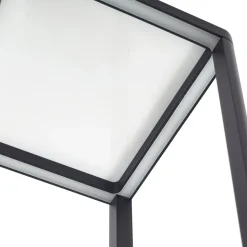 Lucande LED-gadelampe Thorvid, højde 120 cm, sort