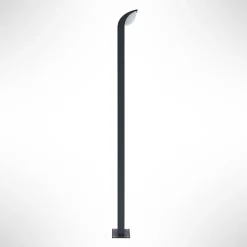 Lucande LED-gadelampe Tinna, 100 cm, antracit, IP65