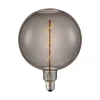 Lucande LED-Globe E27 Ø 18 cm 4 W 1800 K, røgfarvet