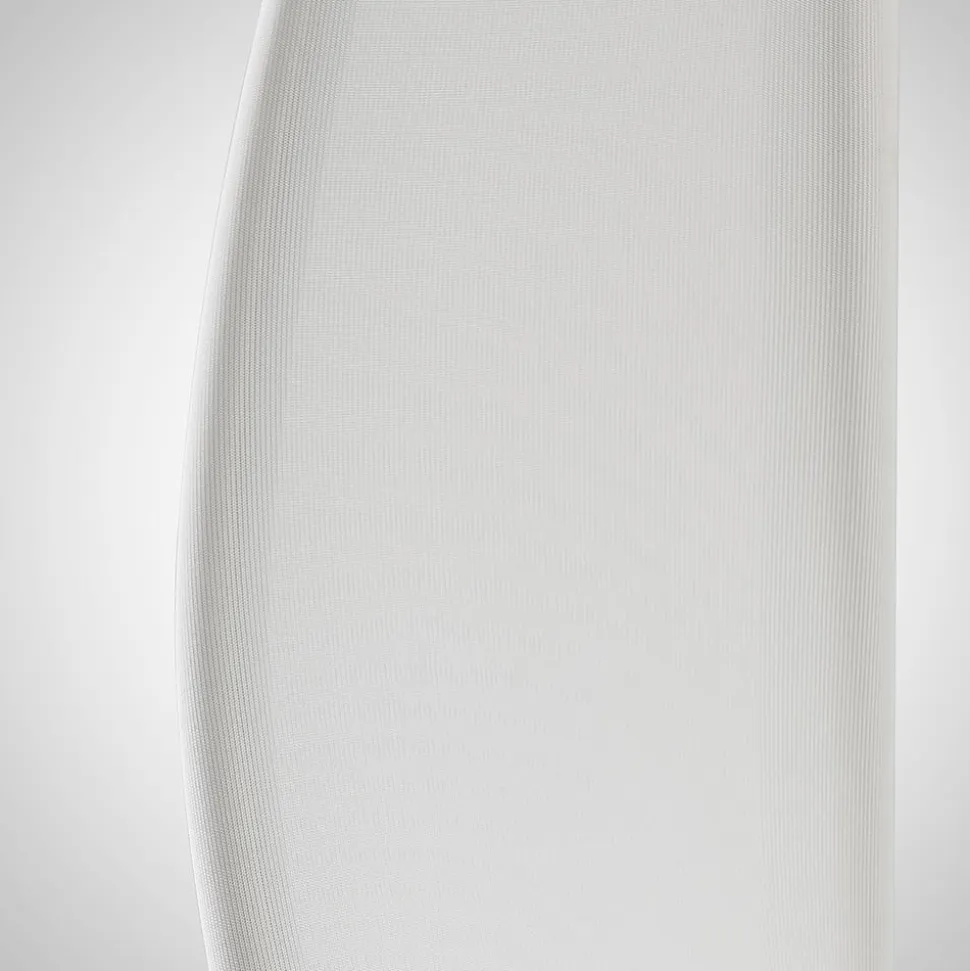 Lucande LED-gulvlampe Edano, 154 cm, hvid, tekstil, dæmpbar