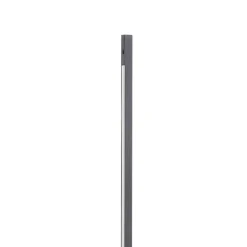 Lucande LED-gulvlampe Linija, sort, højde 110 cm, sensor