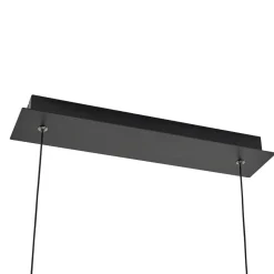 Lucande LED-hængelampe Alevia, sort/guld, CCT