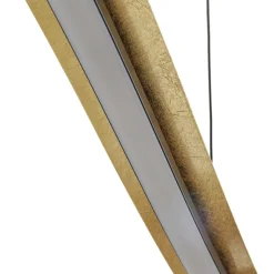 Lucande LED-hængelampe Alevia, sort/guld, CCT