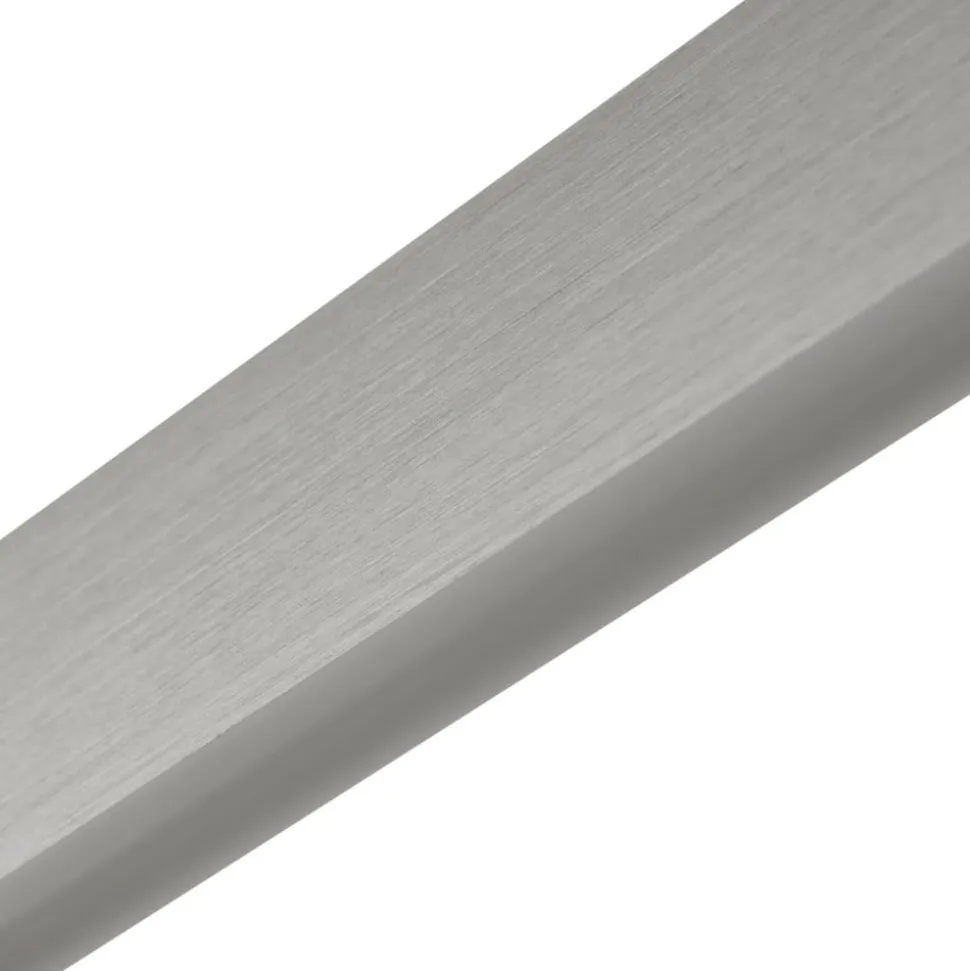 Lucande LED-hængelampe Arvon, aluminiumsfarvet, 117 cm, dæmpbar, CCT