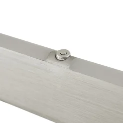 Lucande LED-hængelampe Arvon, aluminiumsfarvet, 117 cm, dæmpbar, CCT