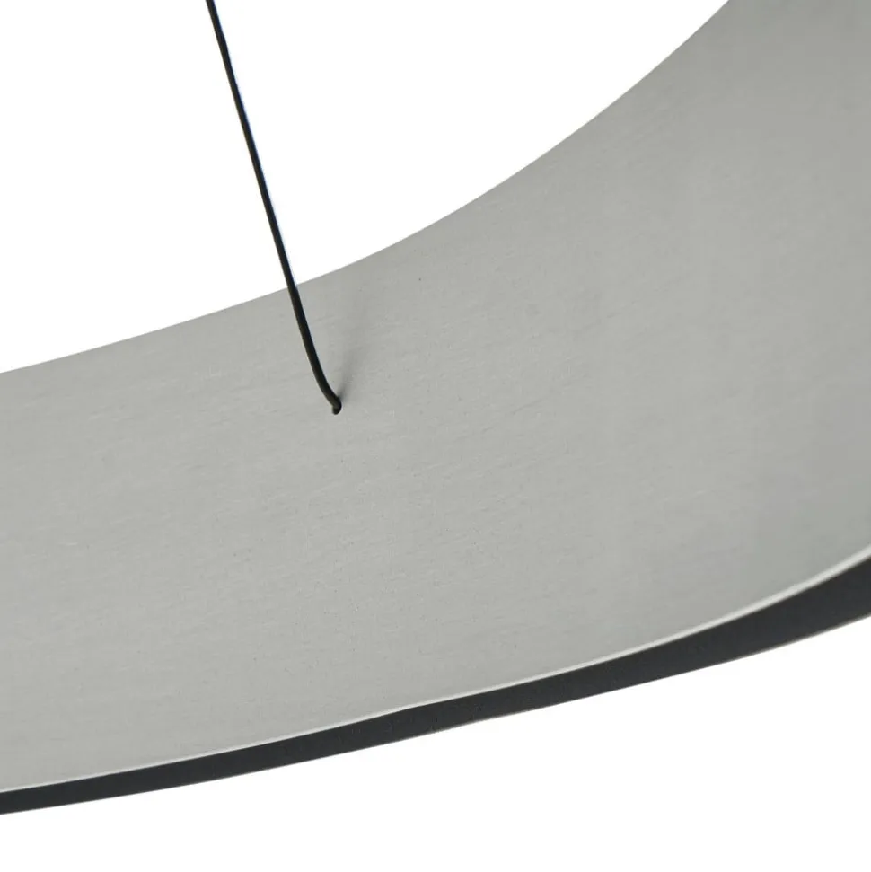 Lucande LED-hængelampe Daelor, sort/alu, CCT, dæmpbar