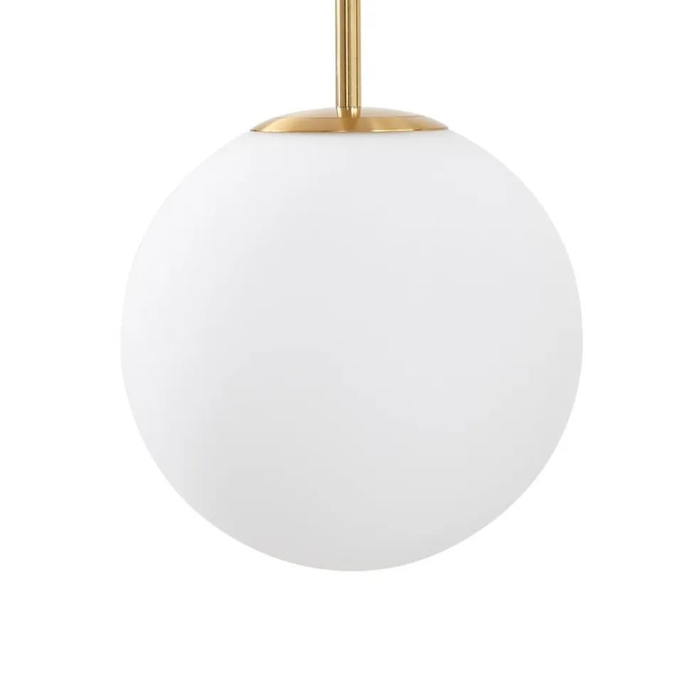 Lucande LED-hængelampe Joran, 3 lyskilder, hvid, glas