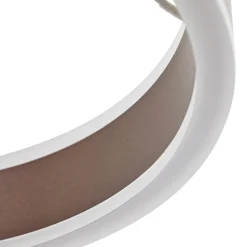 Lucande LED-hængelampe Kolo, brun, 3 lyskilder, dæmpbar