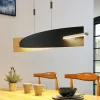 Lucande LED-hængelampe Marija, 101 cm, sort, dæmpbar