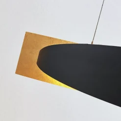 Lucande LED-hængelampe Marija, 101 cm, sort, dæmpbar