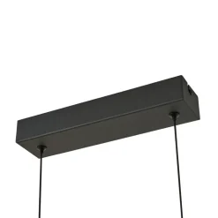 Lucande LED-hængelampe Martis, sort, 4 lyskilder, dæmpbar