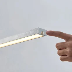 Lucande LED-hængelampe Myron, touchdæmper, CCT, aluminium