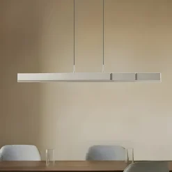 Lucande LED-hængelampe Torven, aluminium, CCT, udtrækkelig