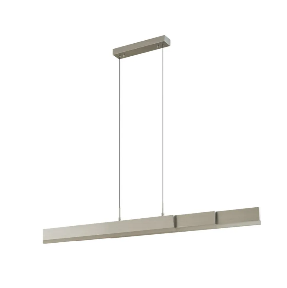 Lucande LED-hængelampe Torven, aluminium, CCT, udtrækkelig