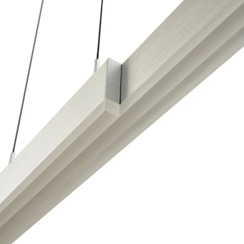 Lucande LED-hængelampe Torven, aluminium, CCT, udtrækkelig