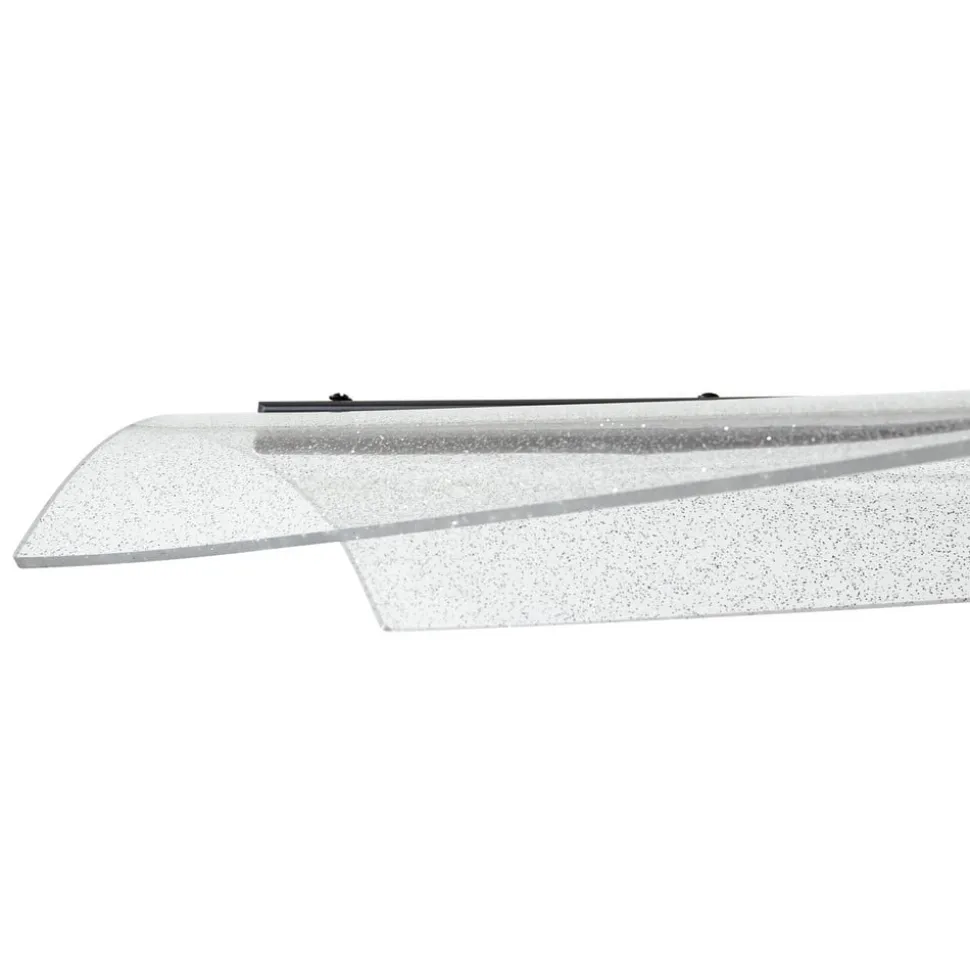 Lucande LED-hængelampe Vellia, sort, længde 112 cm, CCT