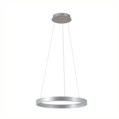 Lucande LED-hængelampe Yonam, Ø 60 cm, 1 lyskilde, aluminium, CCT