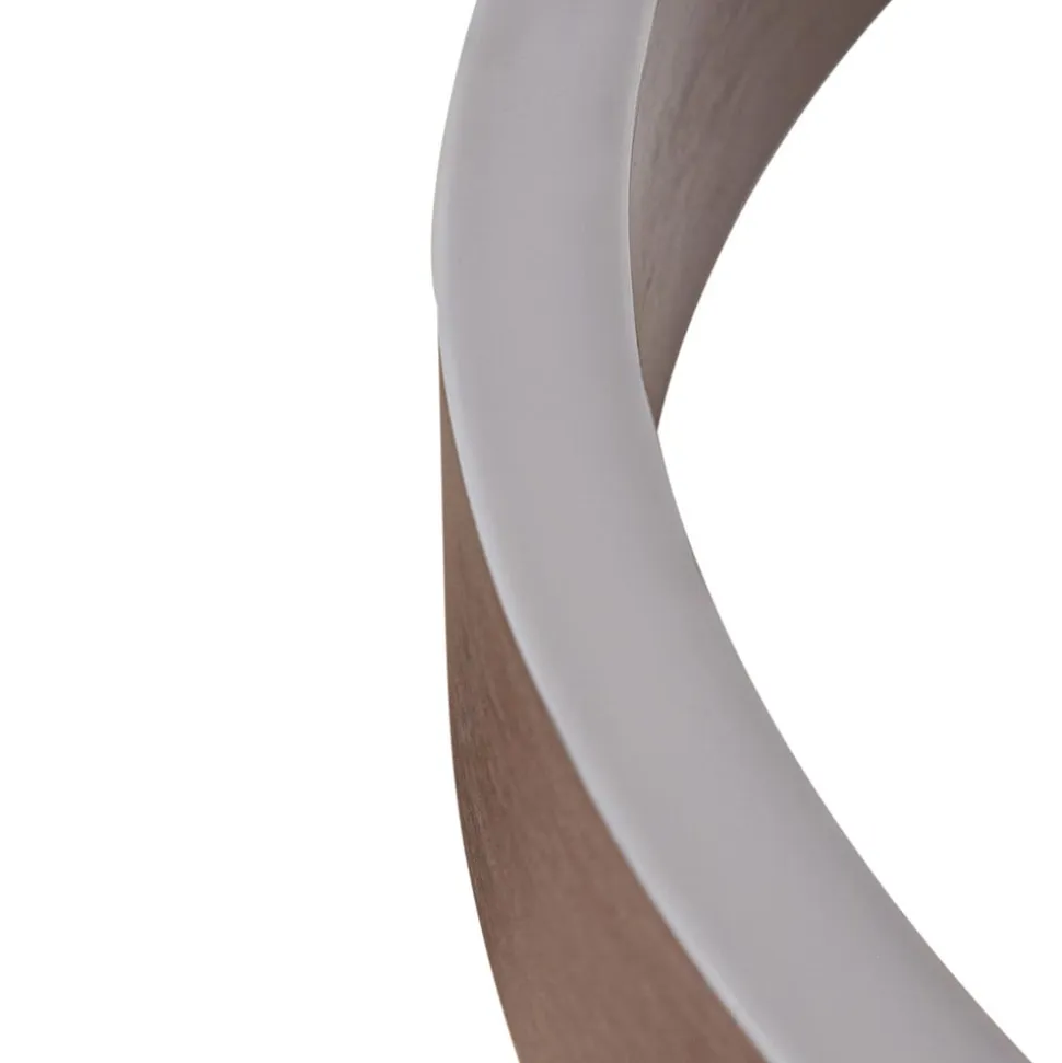 Lucande LED-hængelampe Yonam, Ø 60 cm, 1 lyskilde, brun, CCT
