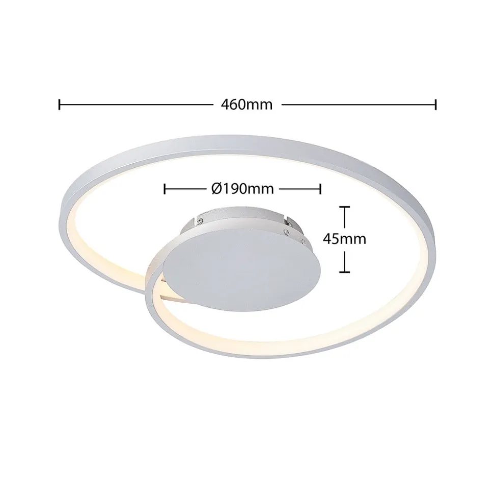 Lucande LED-loftlampe Enesa, Ø 46 cm, 2.700 K, dæmpbar