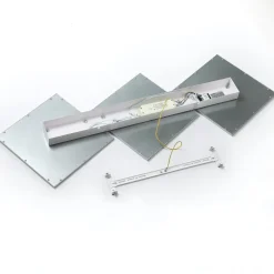 Lucande LED-loftlampe Ilira, 3 lyskilder, sølv, CCT, dæmpbar