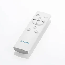 Lucande LED-loftlampe Noud, 65 cm, sølv, metal, CCT