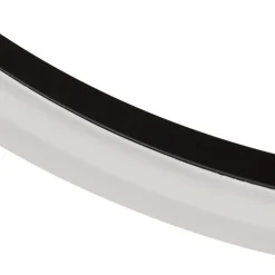 Lucande LED-loftlampe Orven, sort/marmor, Ø 50 cm, dæmpbar.