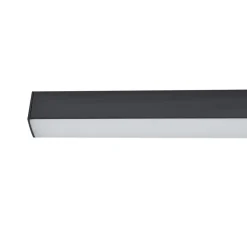 Lucande LED-loftlampe Teniona, 101 cm, sort, aluminium
