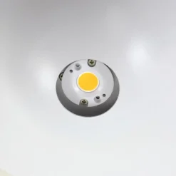 Lucande LED-loftslampe Orasa, glas, hvid/klar, Ø 43 cm