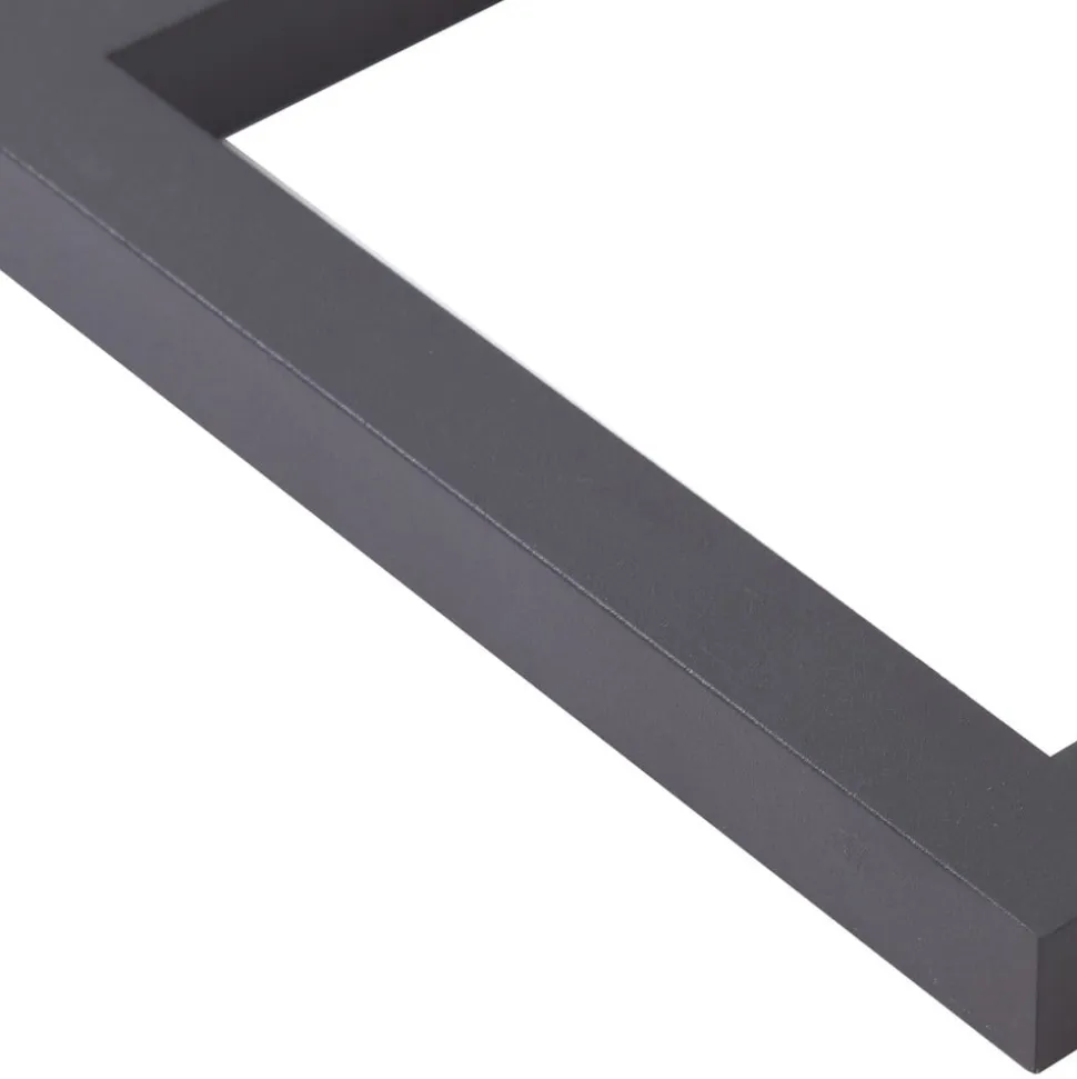 Lucande LED-loftslampe Tjado, 120 cm lang, sort, metal