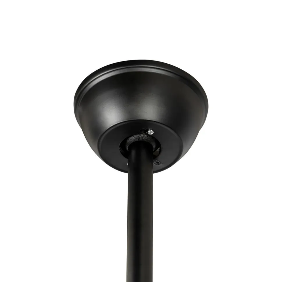 Lucande LED-loftventilator Divian, sort, DC, støjsvag, CCT