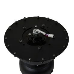 Lucande LED-loftventilator Omendo, sort, DC, støjsvag, CCT