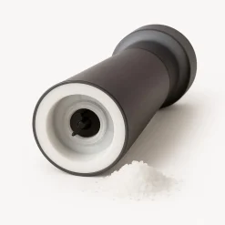 Lucande LED-peberkværn Pepper, mørkegrå, batteri, IP44