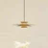 Lucande LED-pendellampe Livie, beige, aluminium, Ø 50 cm
