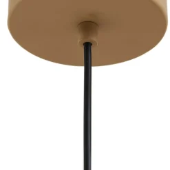 Lucande LED-pendellampe Livie, beige, aluminium, Ø 50 cm
