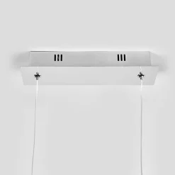 Lucande LED-pendellampe Lorian, 99 cm, krom, metal