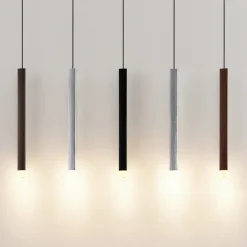 Lucande LED-pendellampe Stoika, 88 cm, 5 lyskilder, metal