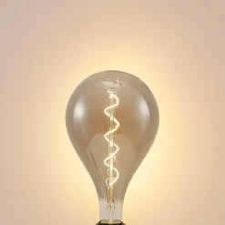 Lucande LED-pære E27 A160 4W 1.800K dæmpbar røgfarvet