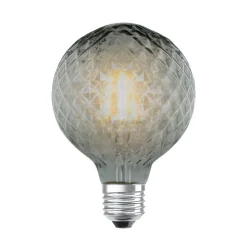 Lucande LED-pære E27 G95 4W 1.800K dæmpbar røg