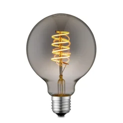 Lucande LED-pære E27 G95 4W smoke 1.800K dæmpbar