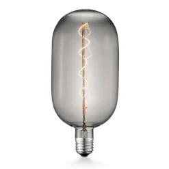 Lucande LED-pære E27 T140 4W 1.800K dæmpbar røgfarvet