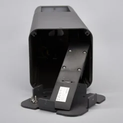 Lucande LED-sokkellampe Annika, antracit, metal, 50 cm