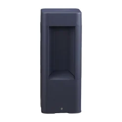Lucande LED-sokkellampe Annika, antracit, metal, 30 cm