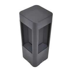 Lucande LED-sokkellampe Annika, antracit, metal, 30 cm