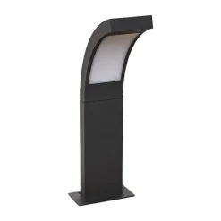 Lucande LED-sokkellampe Juvia, 40 cm, antracit, IP54