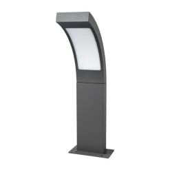 Lucande LED-sokkellampe Juvia, 40 cm, antracit, IP54