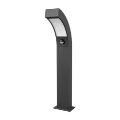 Lucande LED-sokkellampe Lennik, sensor, 60 cm, antracit